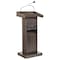 Oklahoma Sound Oklahoma Sound Orator Lectern with Wireless Handheld Mic, Ribbonwood 800X-RW/LWM-5 - alternate 2